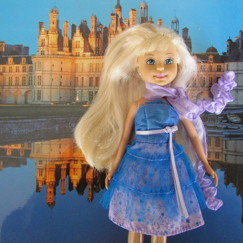 WEE 3 FRIENDS CLOTHES: LAVENDER BALLET TUTUS FANCY DRESS SHOES SWIMSUIT SCARF